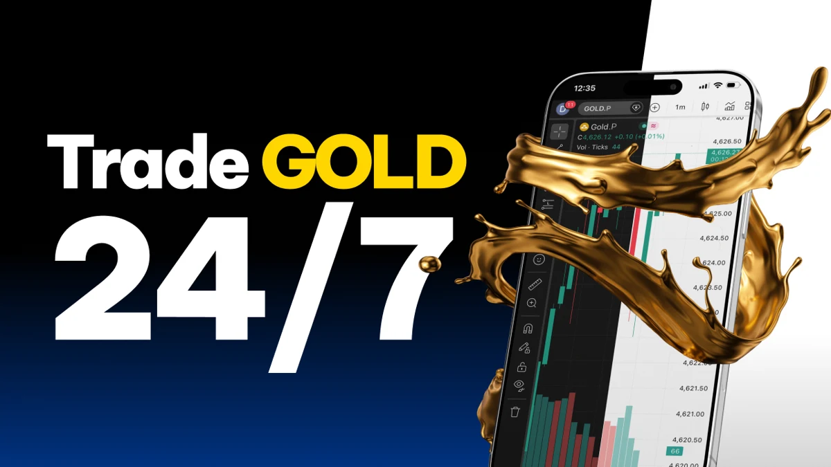 Trade crypto and gold 24/7 with Perpetual Contracts