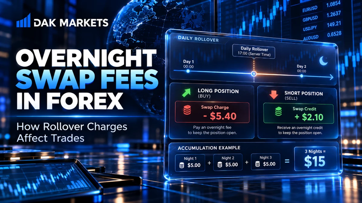 Overnight Swap Fees in Forex: How Rollover Charges Affect Trades