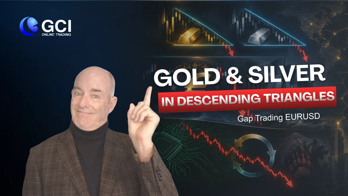 GOLD & SILVER BEARISH? EUR GAPS DOWN!