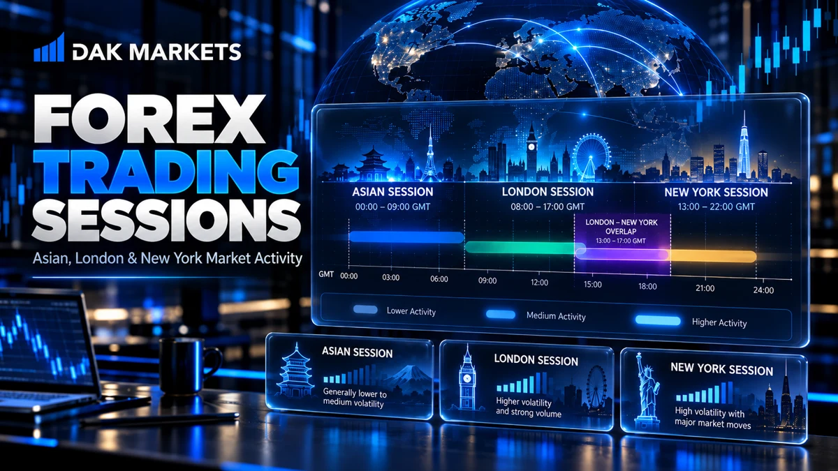 Forex Trading Sessions Explained: Asian, London & New York Market Activity