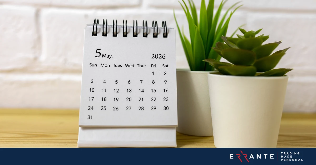 May 2026 Holidays Trading Schedule