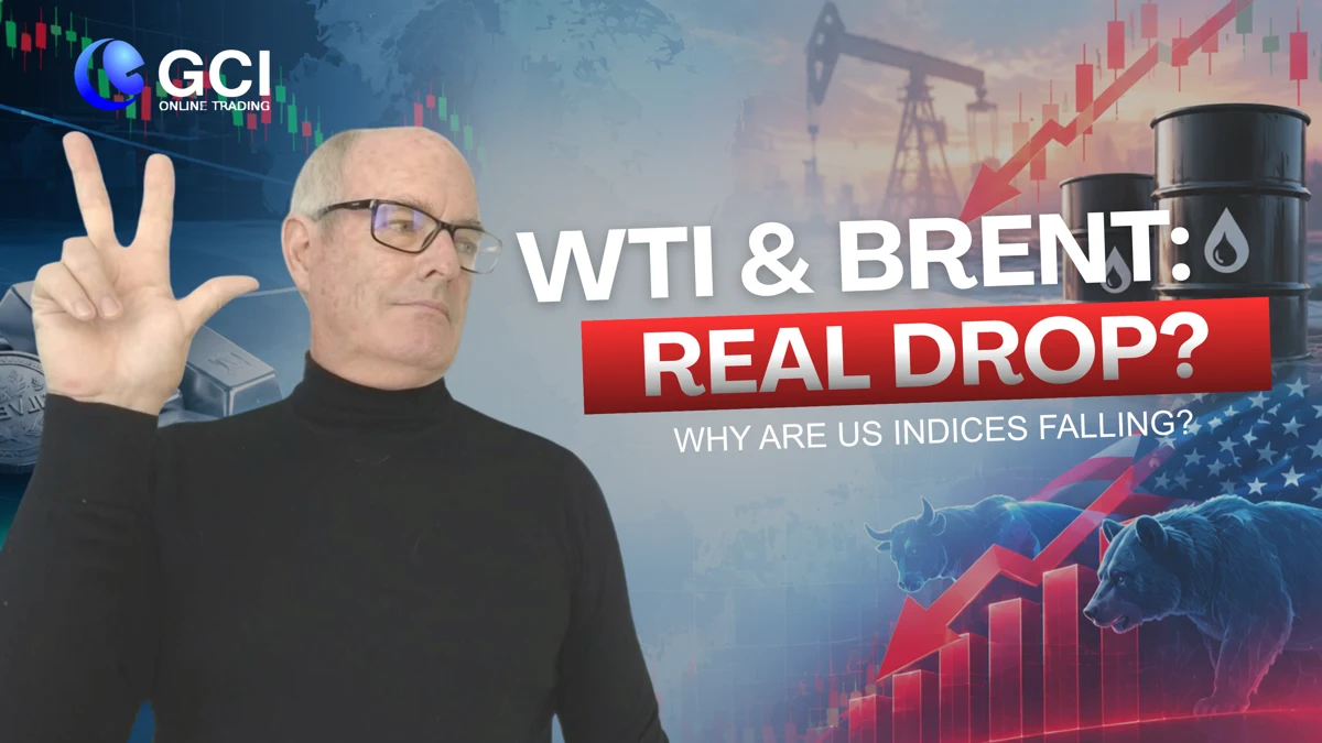WTI & Brent Crude Bearish: Real Drop or Fakeout? | US Indices, Gold & Silver Outlook